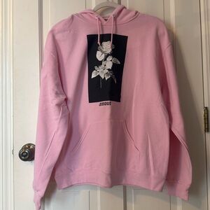 Bowery Rose Amour Pink Hoodie